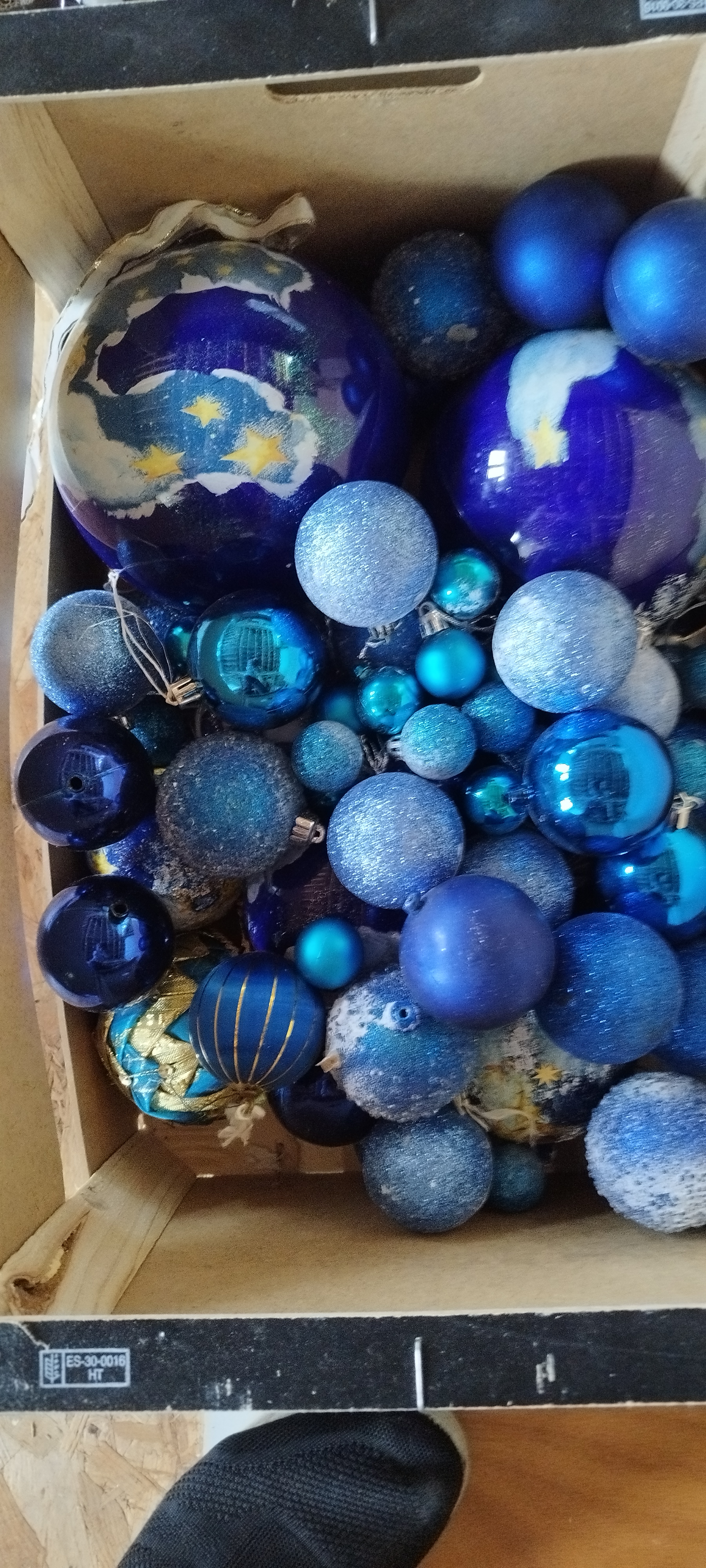 Boule bleu