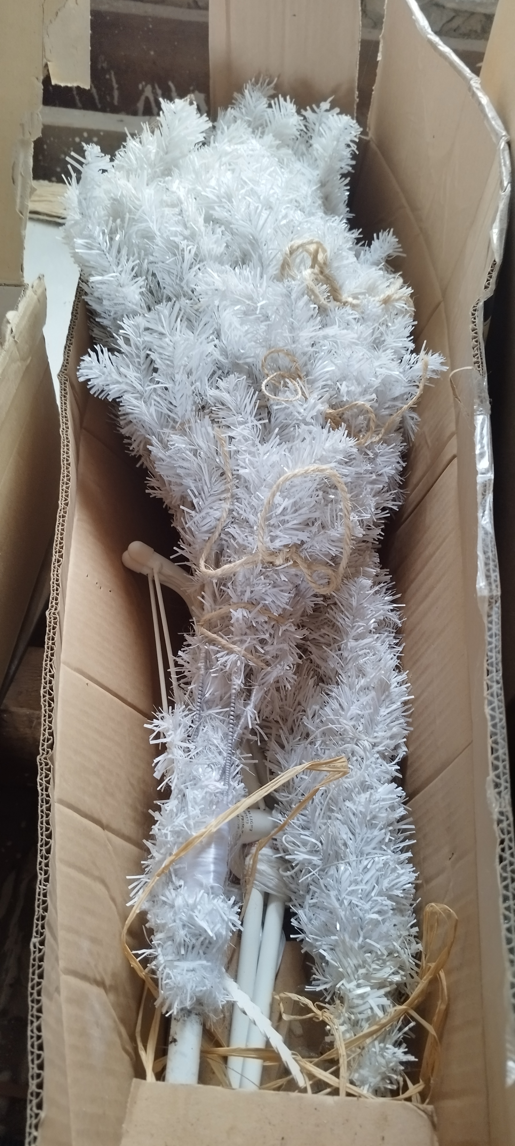 Sapin de noel blanc150 cm
