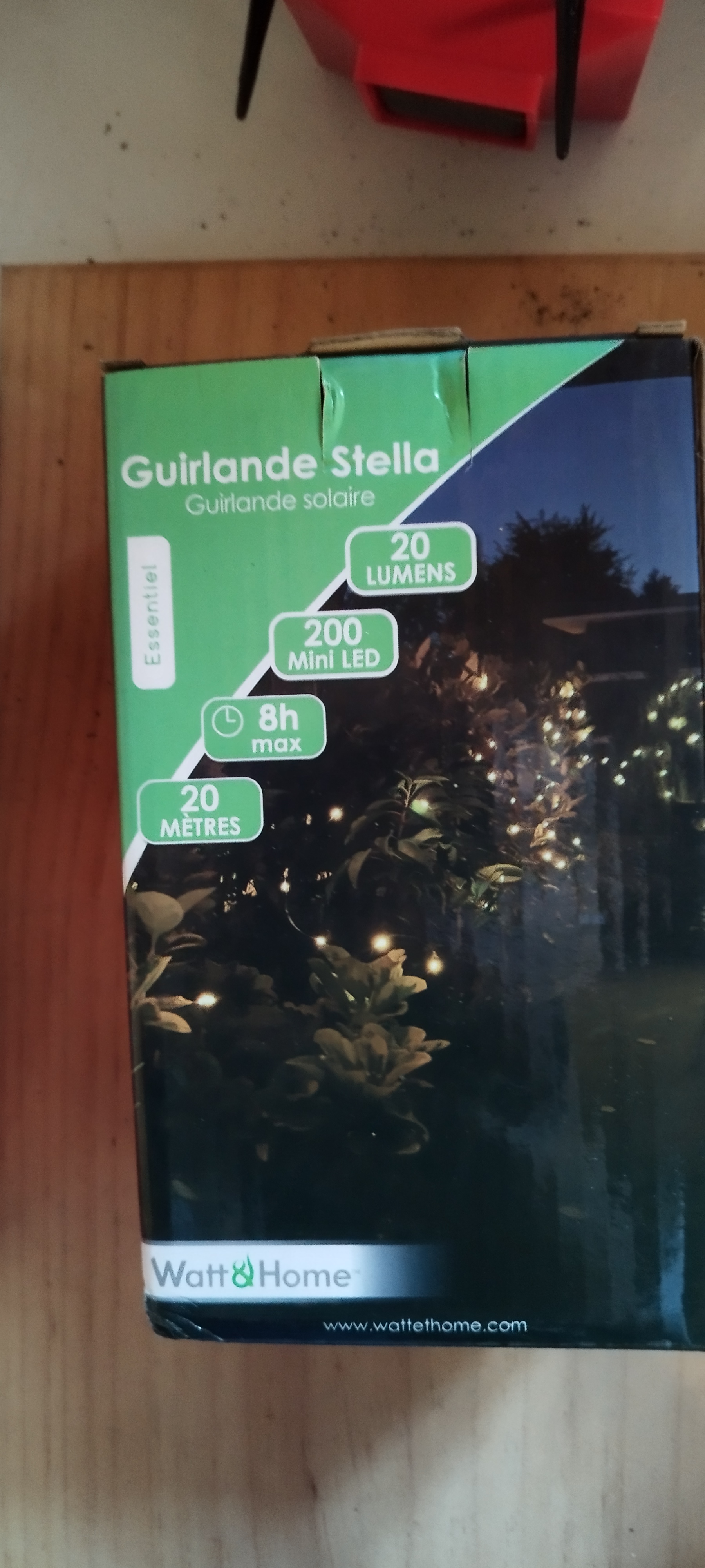 Guirlande solaire 20 m