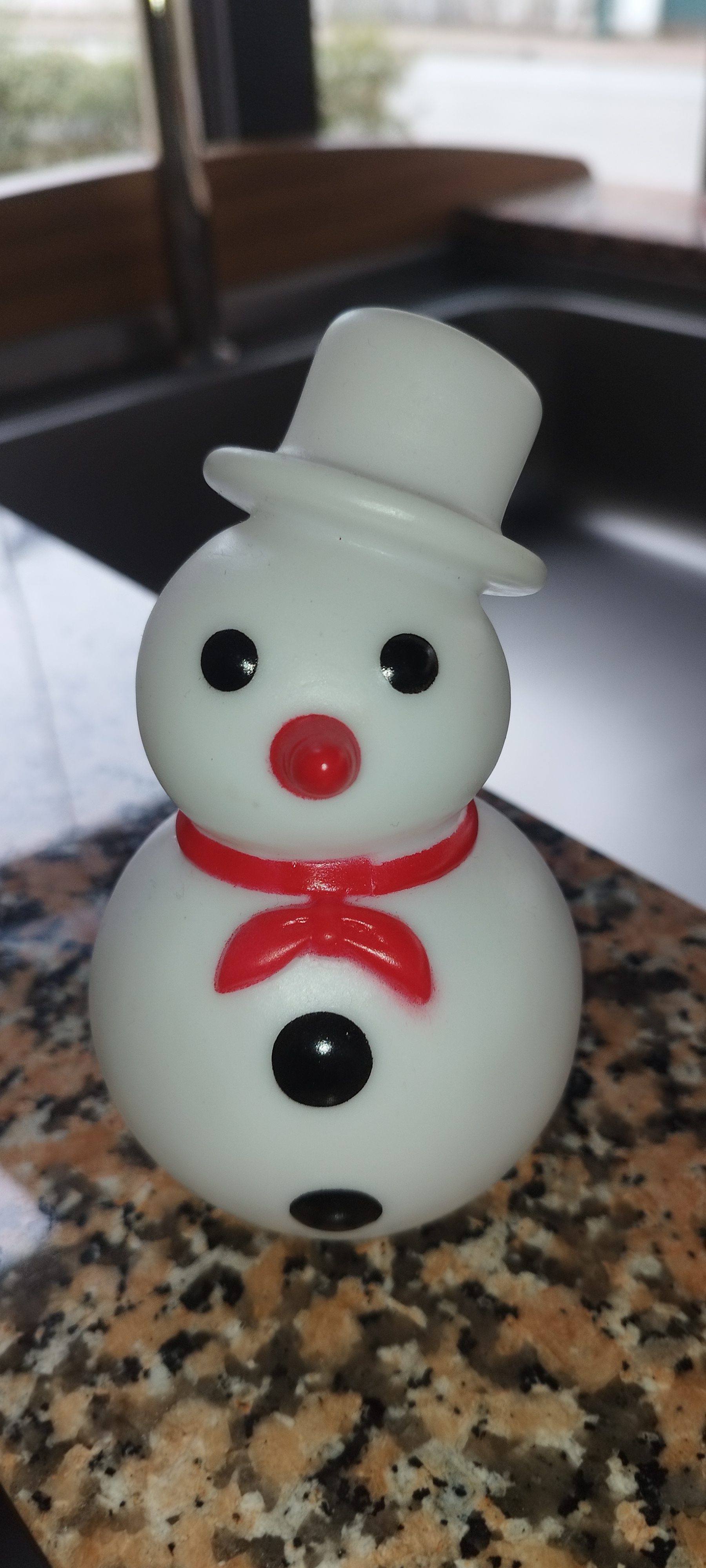 Bonhomme de neige plastique