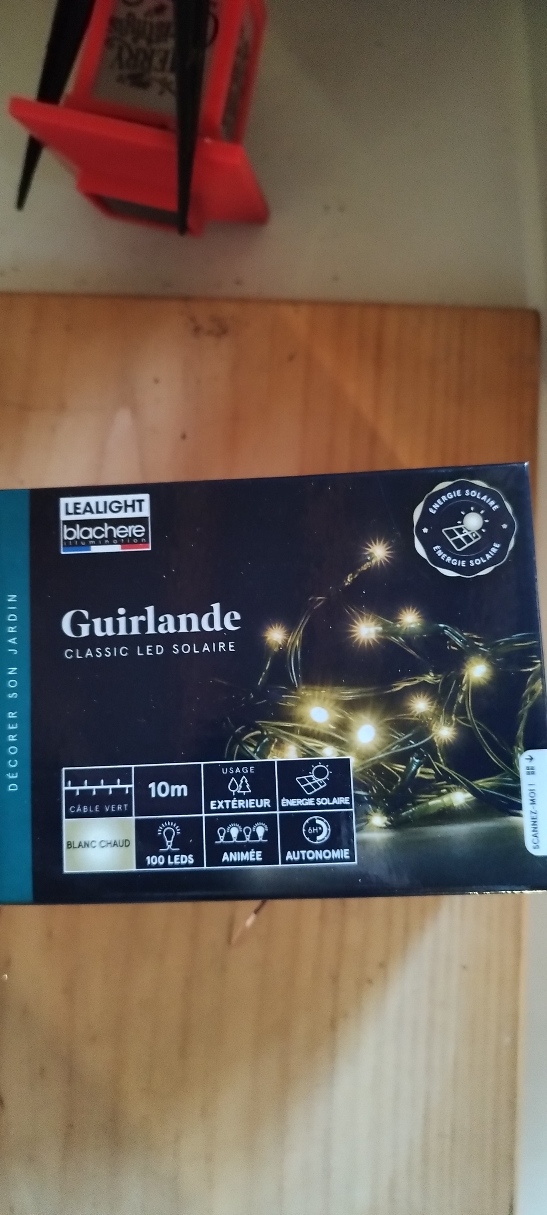 Guirlande solaire 10m