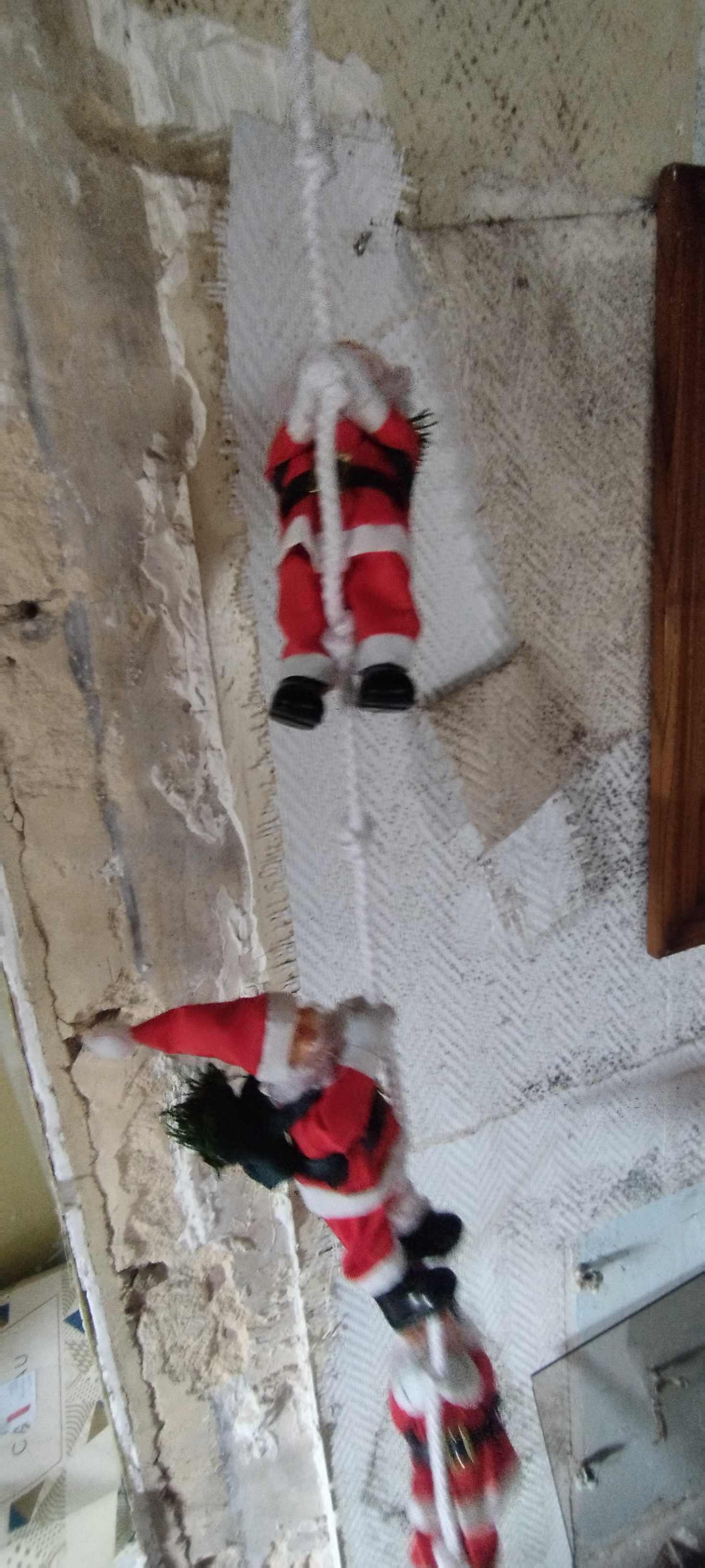 Mini Père Noël a la corde