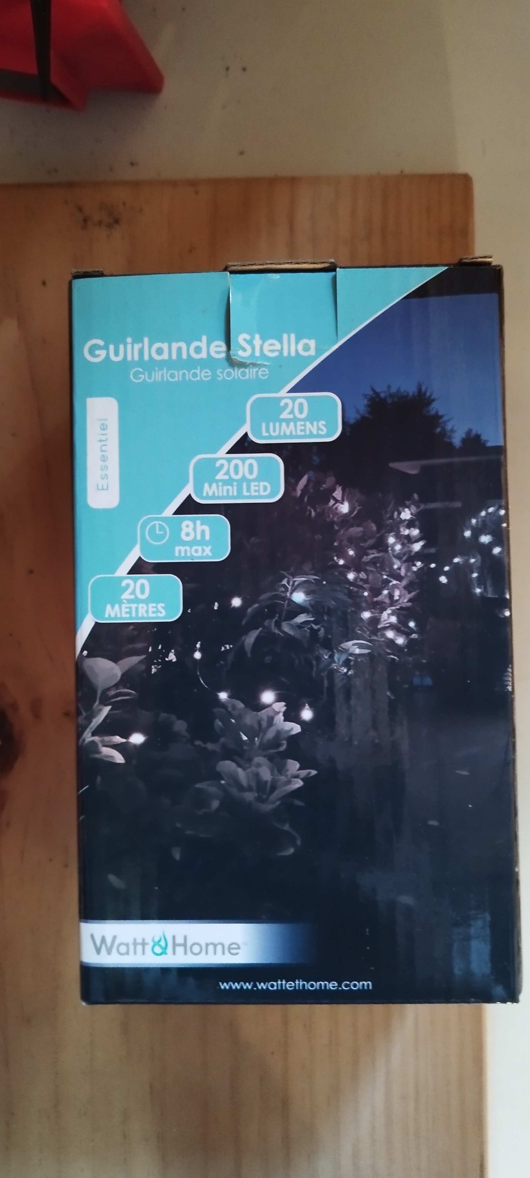 Guirlande solaire 20m