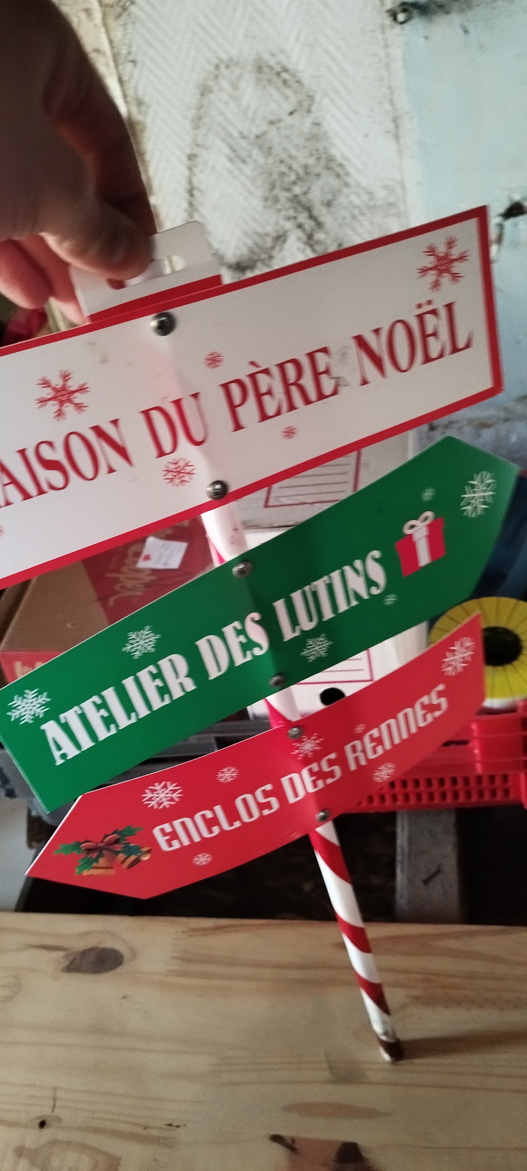 Pancarte plastique
